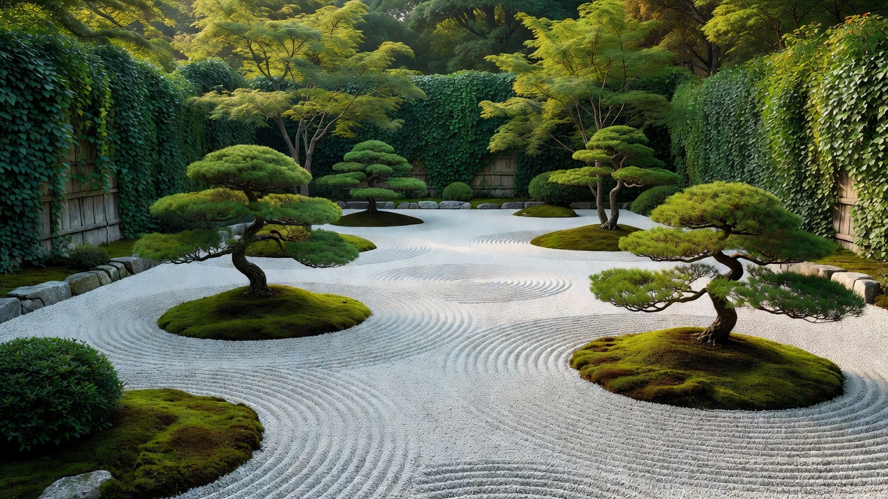 伝統と現代の日本庭園